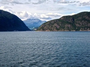These fjords are so large it's hard to capture them in a photo. Maybe if we had a helicopter! 