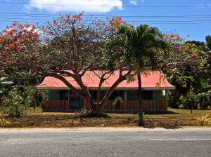Typical home in Aitutaki.